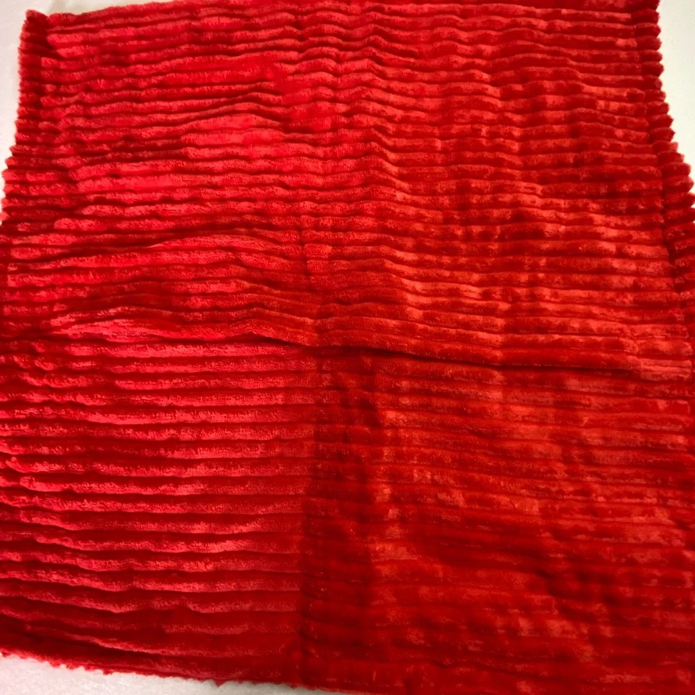 NIB Red Accent Pillow Covers for Stylish Home Decor 2pk 18 inches Soft Corduroy
